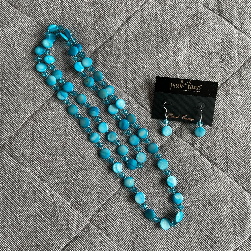 Park Lane necklace and earrings